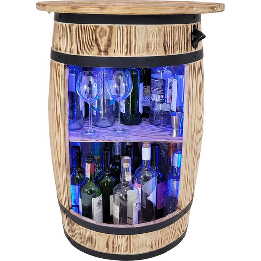 Armadio weeco Armadietto da bar con piano da tavolo e luci LED RGB Tavolo Home Ba