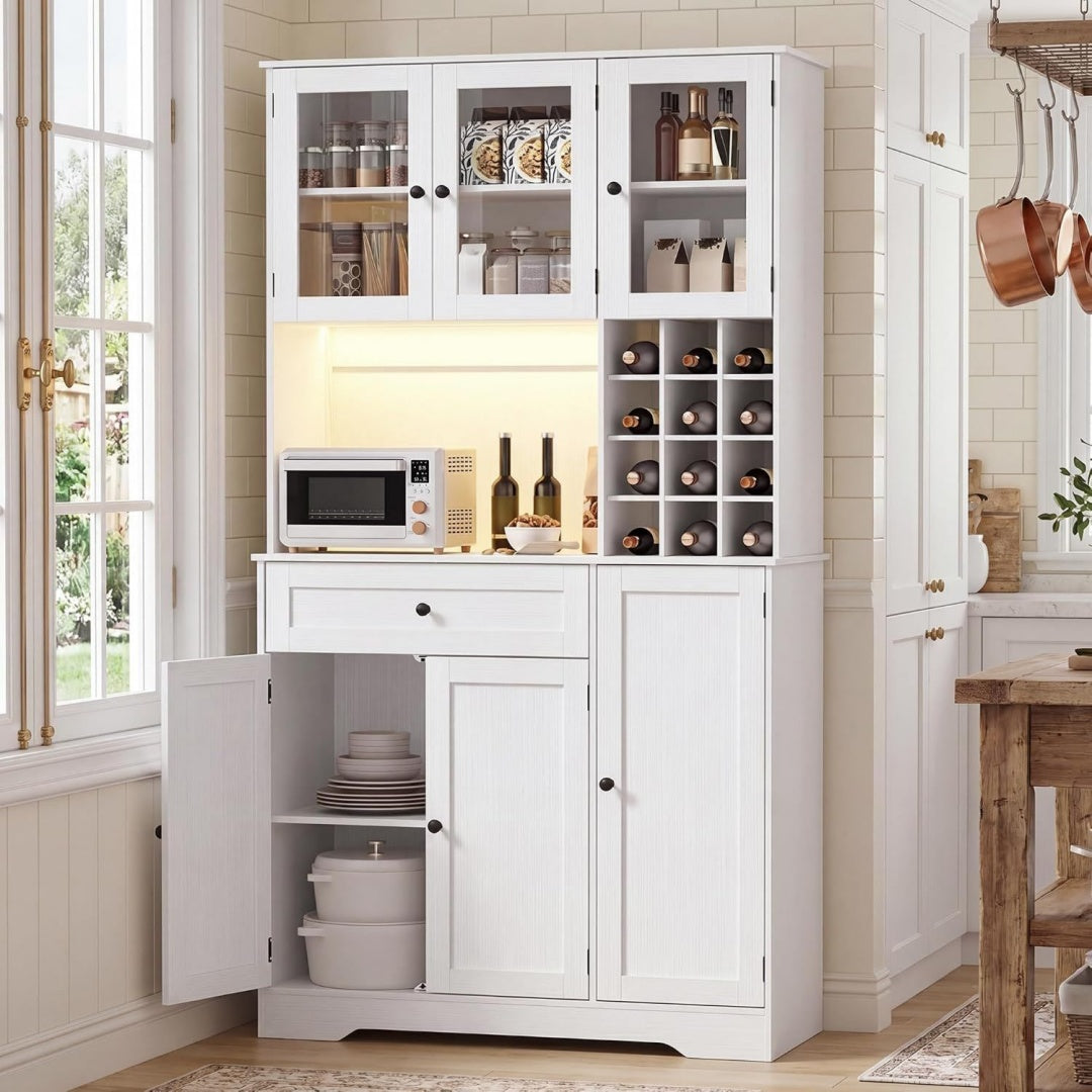 Credenze e buffet con porta USB bianca